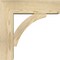 Ekena Millwork Thorton Block Rough Sawn Bracket w/ Offset Brace, Douglas Fir, 6"W x 18"D x 18"H BKT0604X18X18THR05RDF - alternate 4